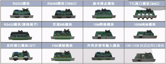 衛(wèi)星同步時鐘及擴展時鐘的部分接口模塊